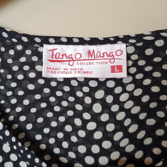 ⛱3/$20 Polka Dot Sheer Long Sleeve Top - Picture 4 of 6